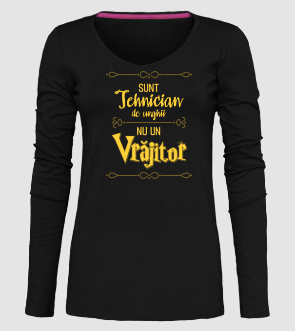 Sunt tehnician de unghii, nu un vrăjitor model negru pe tricou