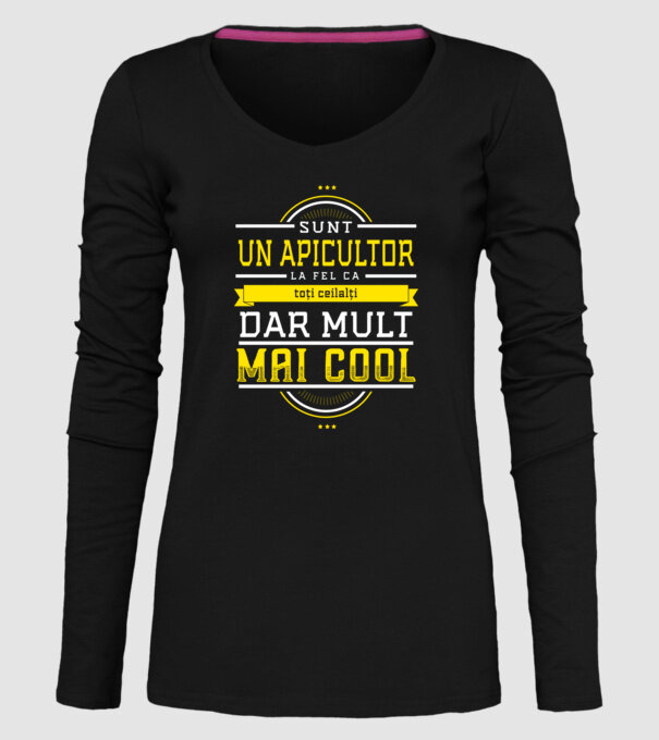 sunt un apicultor, la fel ca toți ceilalți, dar mult mai cool model negru pe tricou