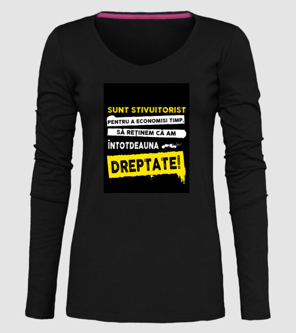 sunt STIVUITORIST, pentru a economisi timp, să reținem că am întotdeauna dreptat model negru pe tricou