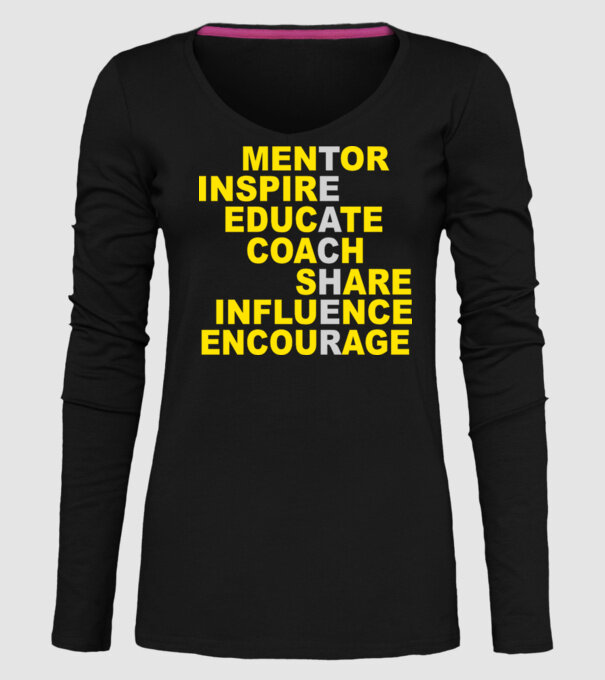 T E A C H E R model negru pe tricou