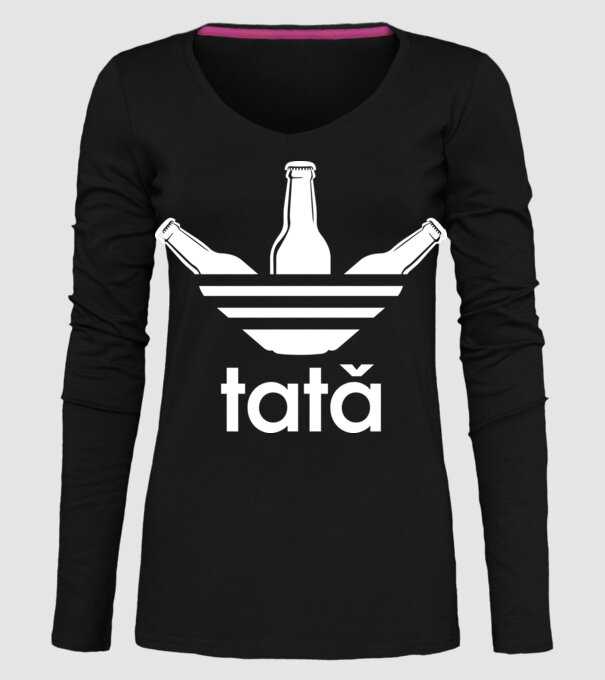 Tatadidas model negru pe tricou