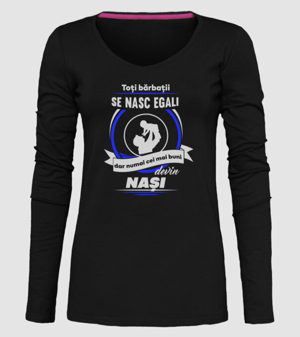 Toți bărbații se nasc egali, dar numai cei mai buni devin nași model negru pe tricou
