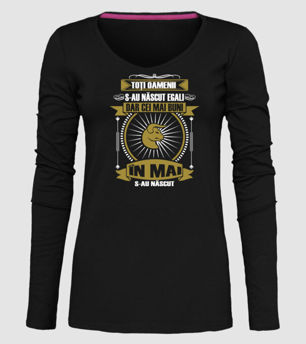 Toți oamenii s-au născut egali, dar cei mai buni s-au născut în mai model negru pe tricou