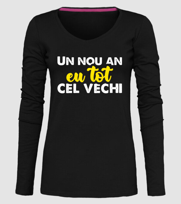 Un nou an, eu tot cel vechi model negru pe tricou