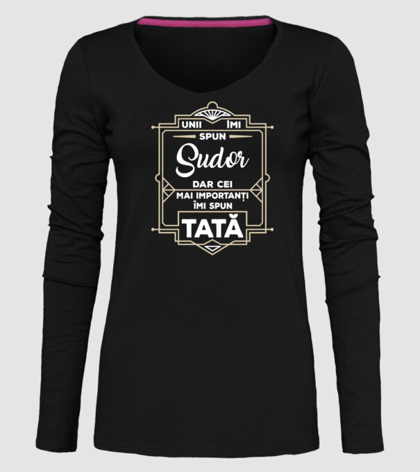 Unii îmi spun_Sudor model negru pe tricou