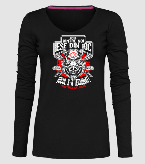 Unul dintre noi iese din joc - jocul s-a terminat - petrecerea burlacilor model negru pe tricou