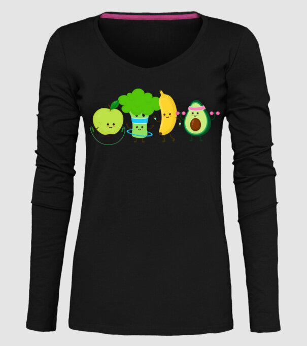 Vegan model negru pe tricou