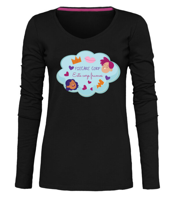  model  pe tricou
