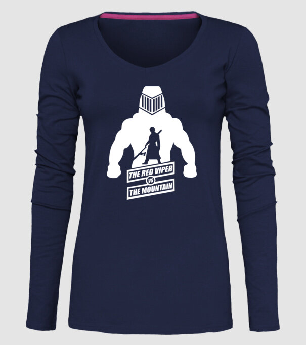 Muntele model albastru închis pe tricou