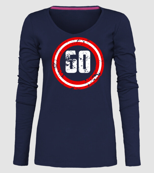 Birthday captain 60 Years old model albastru închis pe tricou