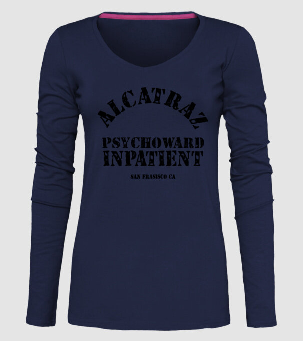 Închisoare carnaval model albastru închis pe tricou