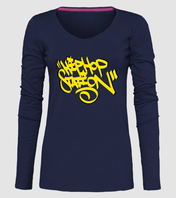 HS TAG2 model albastru închis pe tricou