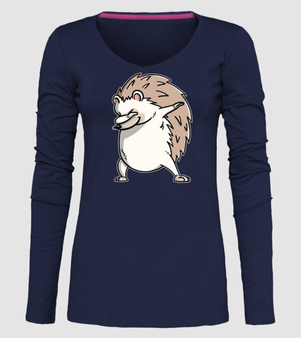 Arici DAB model albastru închis pe tricou