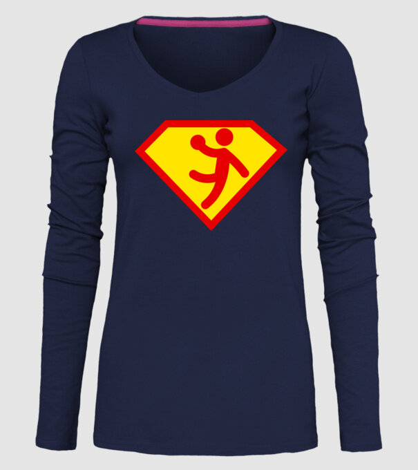 Supersportiv HANDBALIST model albastru închis pe tricou