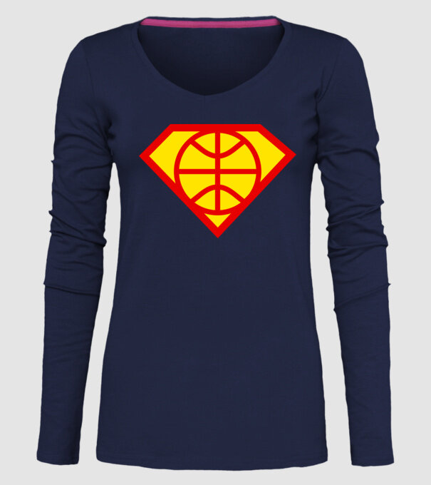 Supersportiv BASCHETBALIST model albastru închis pe tricou
