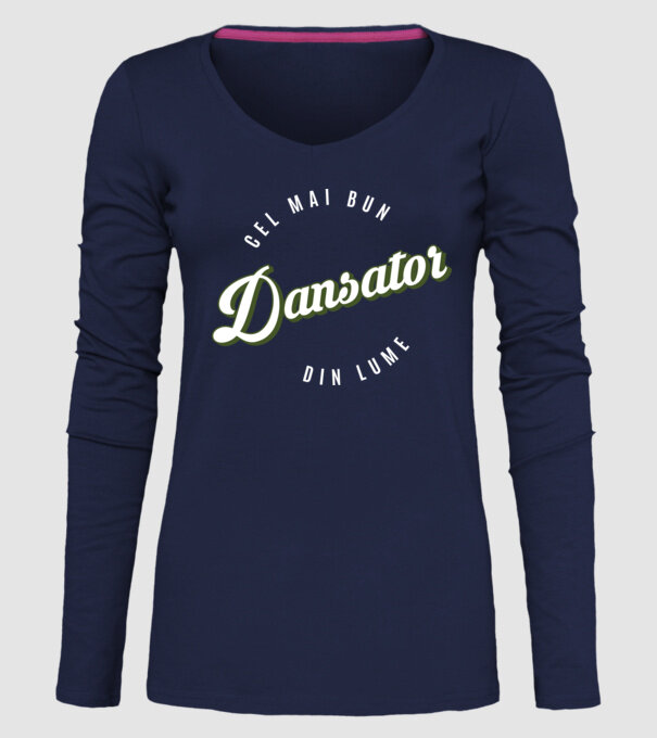 Cel mai bun Dansator din lume model albastru închis pe tricou