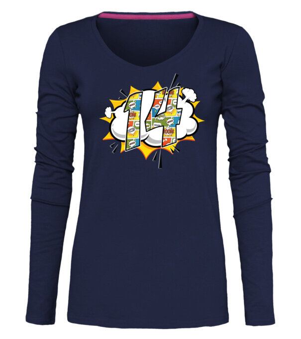  model  pe tricou