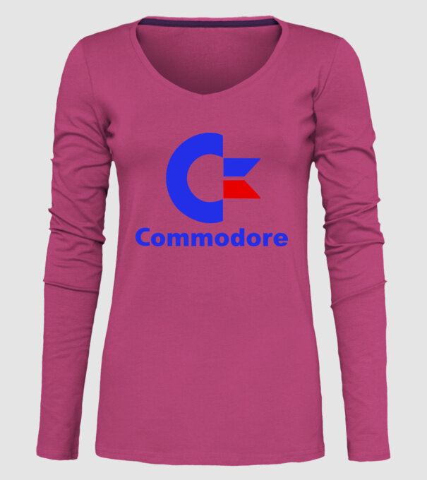 commodore 64 model roz pe tricou