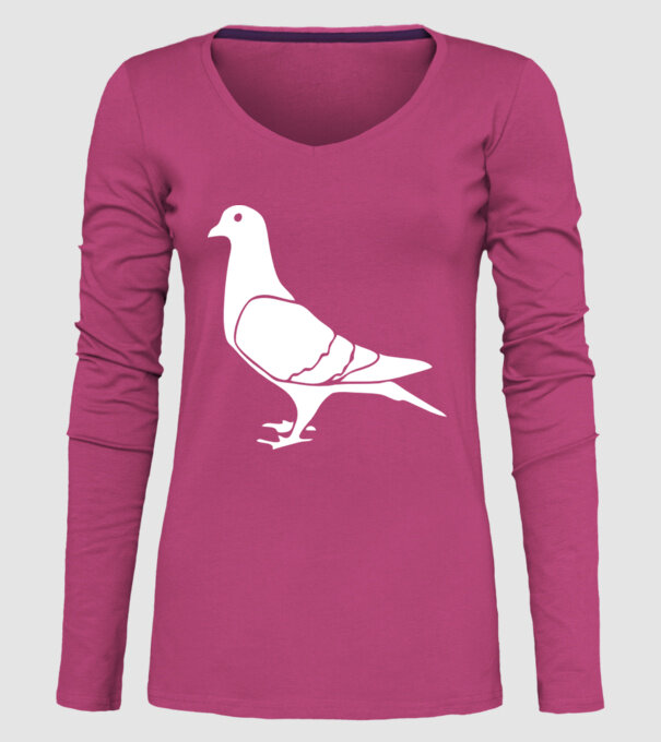 porumbel 2 model roz pe tricou