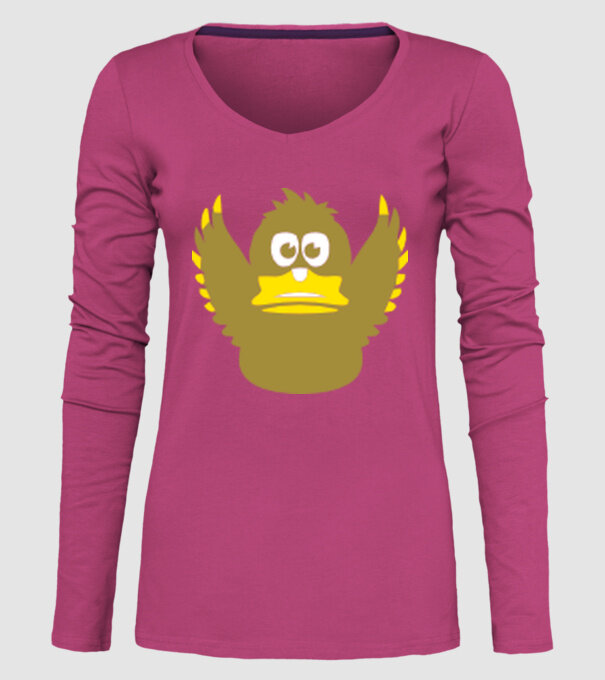 Rață model roz pe tricou