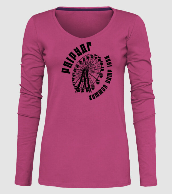 Prypiat summer camp model roz pe tricou