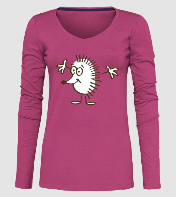 arici model roz pe tricou