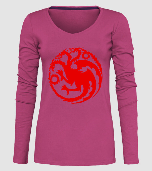 Targaryen model roz pe tricou