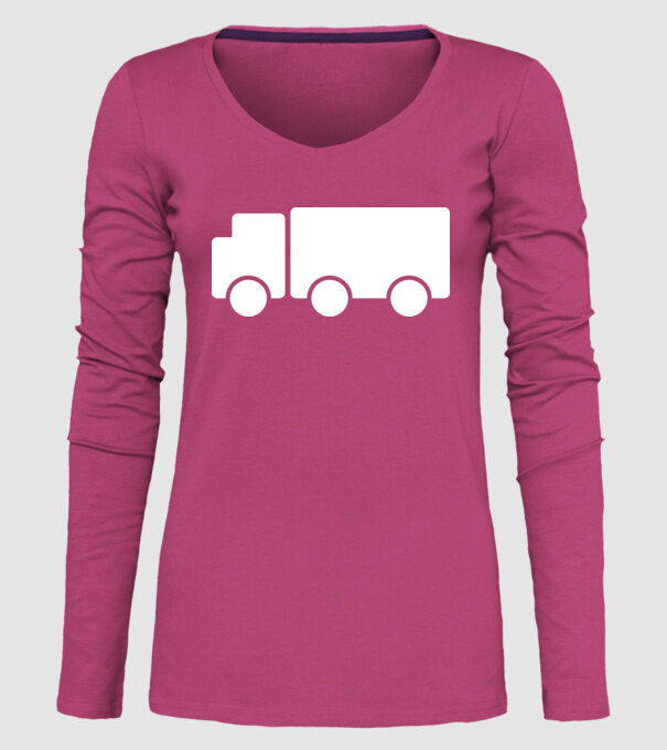 Camion 2. model roz pe tricou