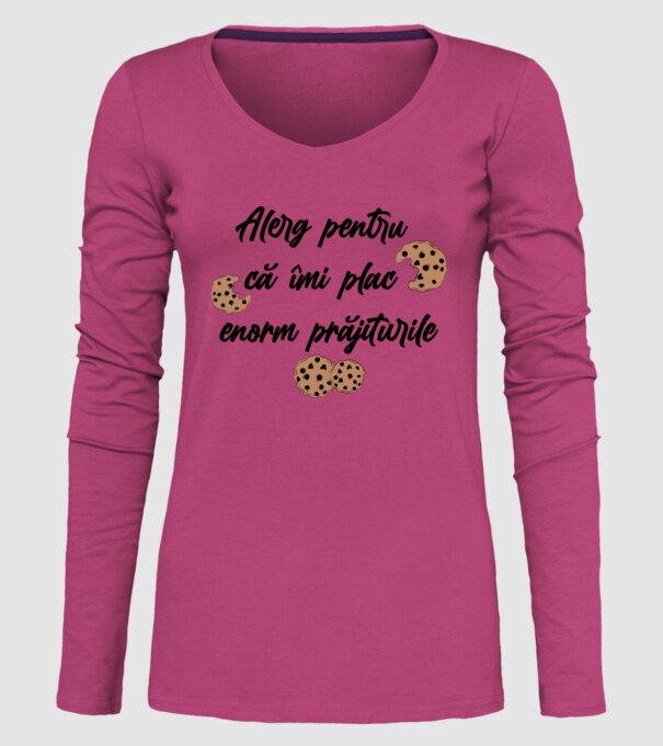 Alerg pentru că îmi plac enorm prăjiturile model roz pe tricou