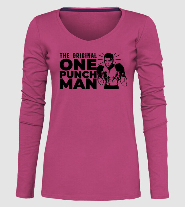 Ali the original one punch man model roz pe tricou