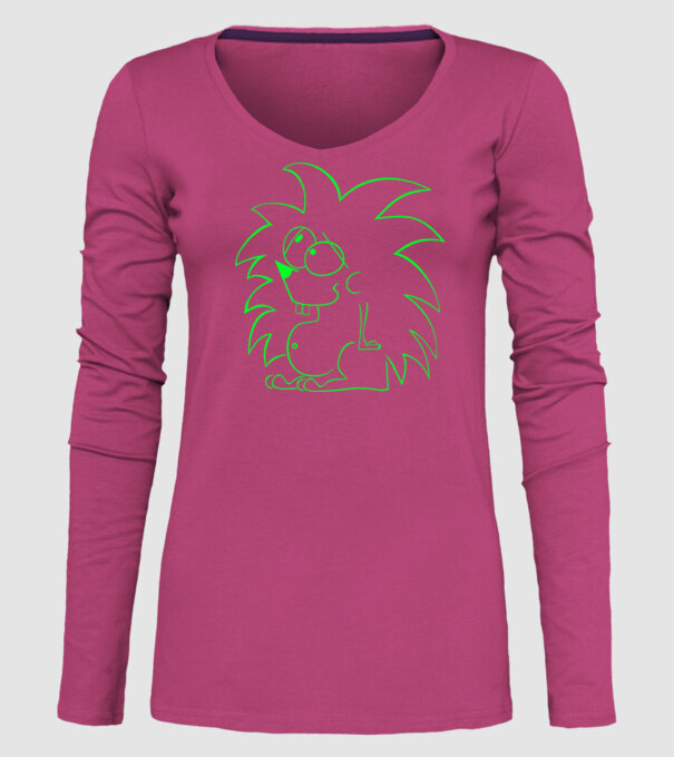 Arici model roz pe tricou