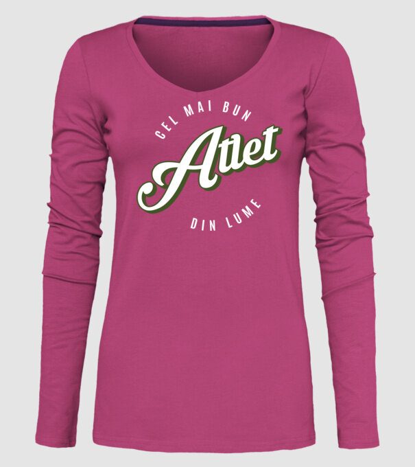 Cel mai bun Atlet din lume model roz pe tricou