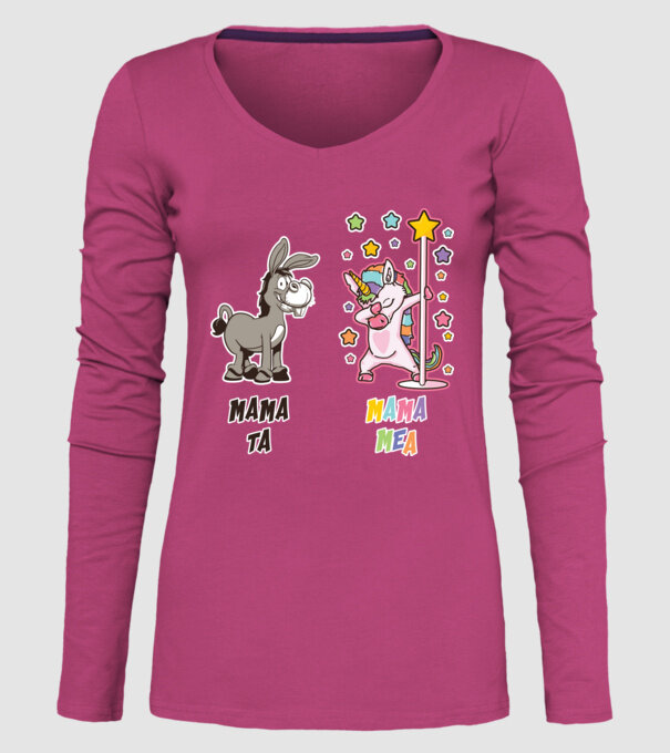 mama ta - mama mea model roz pe tricou