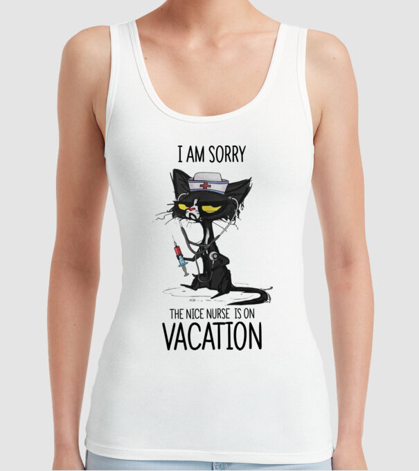 Sora mai drăguță e în vacanță model alb pe tricou