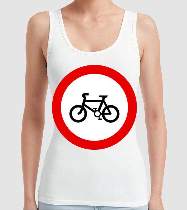 Pistă pentru Biciclete model alb pe tricou