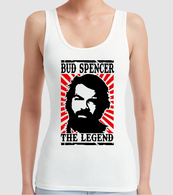 Bud Spencer Legend model alb pe tricou