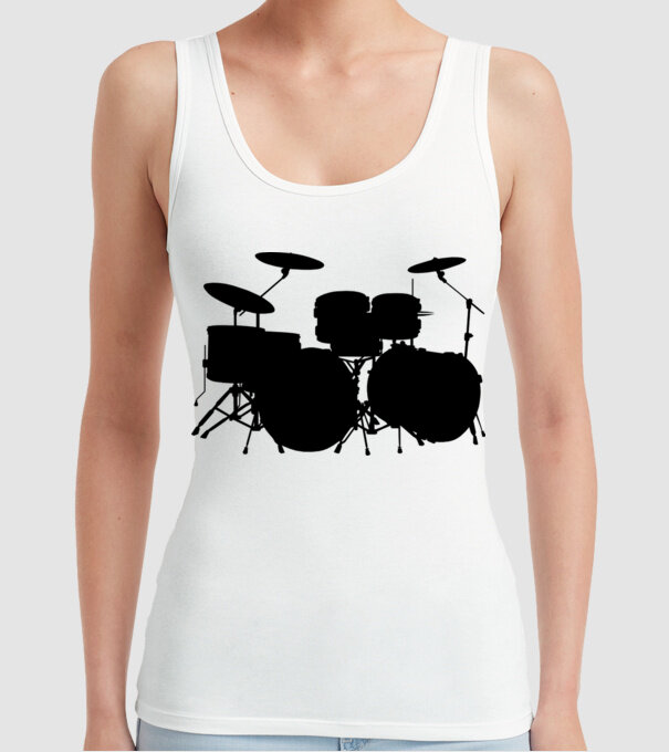 drum model alb pe tricou
