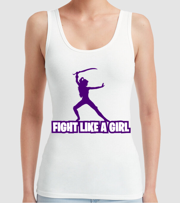 Fată Fortnite model alb pe tricou
