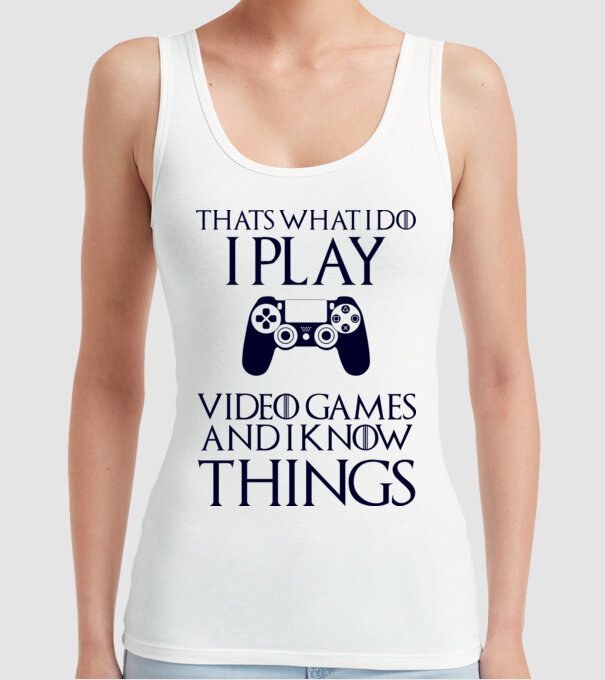 Gaming of Thrones model alb pe tricou
