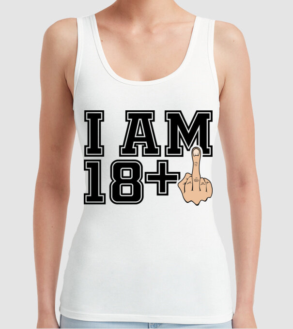 Funny Birthday I am 19 model alb pe tricou