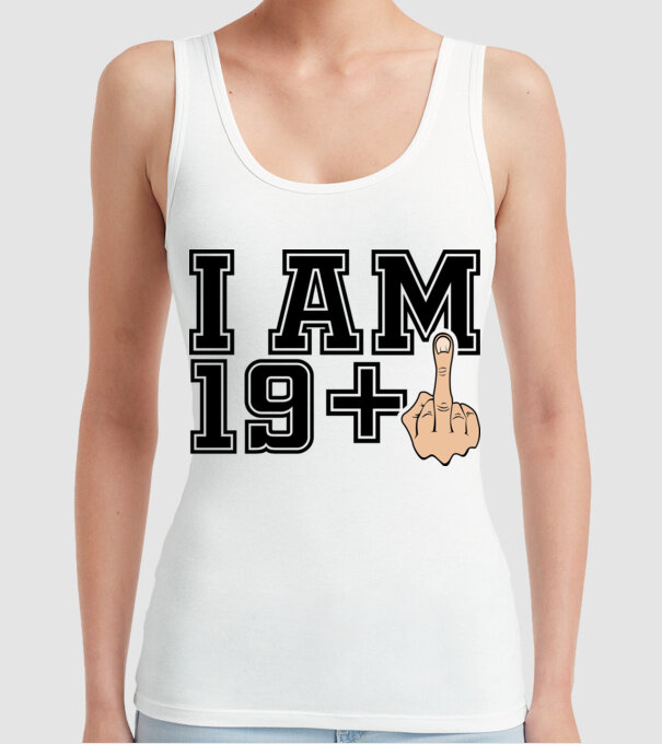 Funny Birthday I am 20 model alb pe tricou