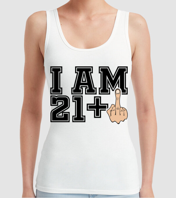 Funny Birthday I am 22 model alb pe tricou