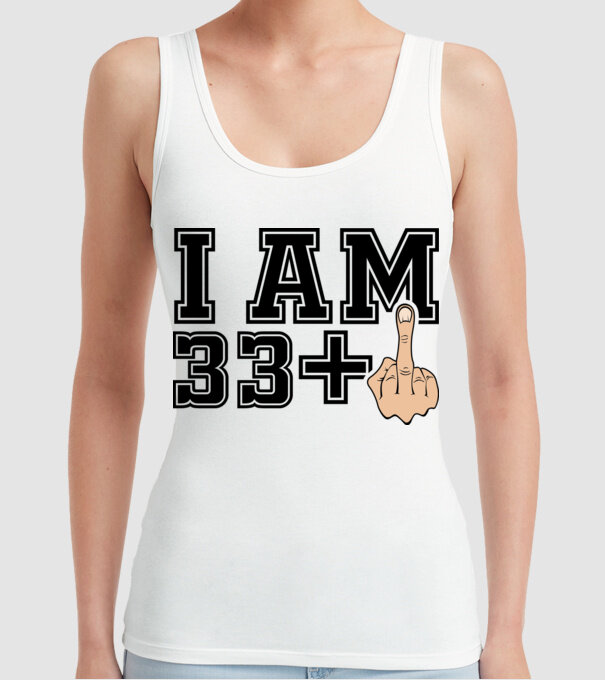 Funny Birthday I am 34 model alb pe tricou