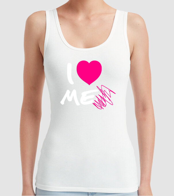 i love men model alb pe tricou