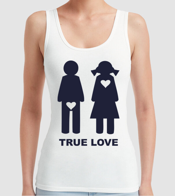 Dragoste Adevărată model alb pe tricou