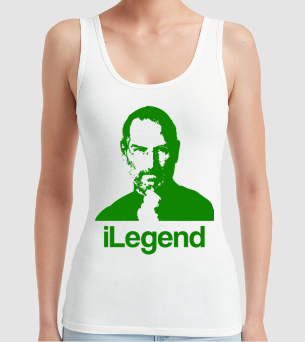 iLegend Steve Jobs model alb pe tricou