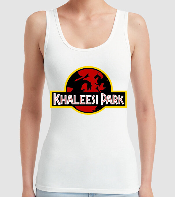 Khaleesi Park model alb pe tricou