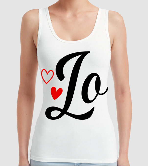 Cuplu LOVE model alb pe tricou