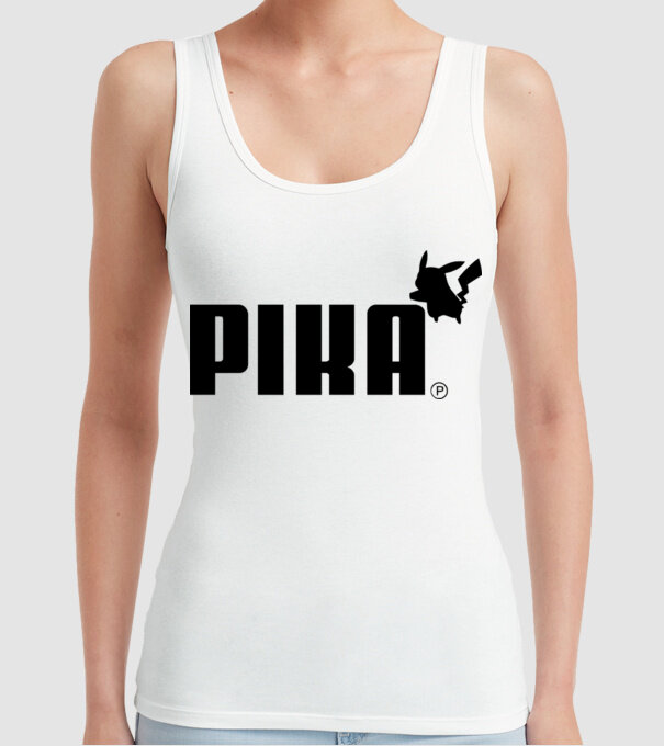 Puma Pikachu model alb pe tricou