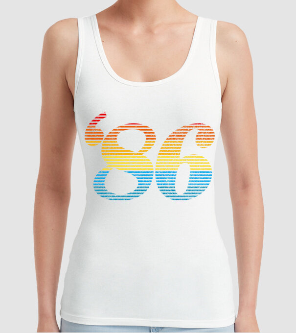 Retro Birthday 1986 model alb pe tricou